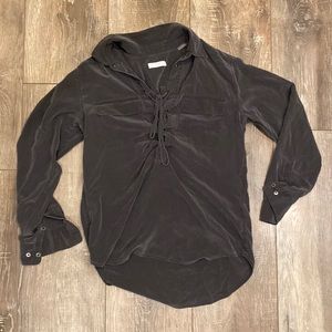 Equipment Black Blouse